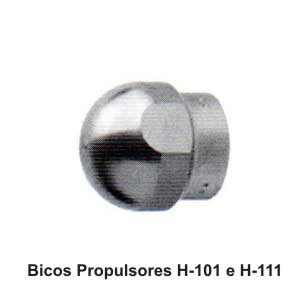 Desentupimento - Bicos de Penetração H-102 e H-112
Desentupimento com hidrojateamento.
Além da propulsão, realizam a penetração
em obstruções sólidas ou de difícil drenagem.